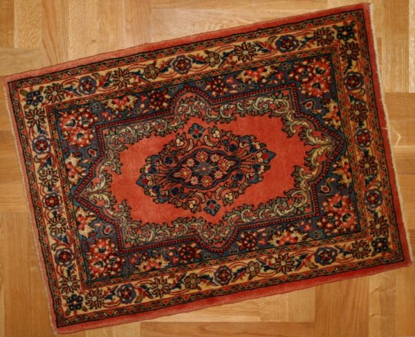 PERSIAN CARPET SARUGH HIGH QUALITY NATURAL COLOR AND WOOL 95X68 CM