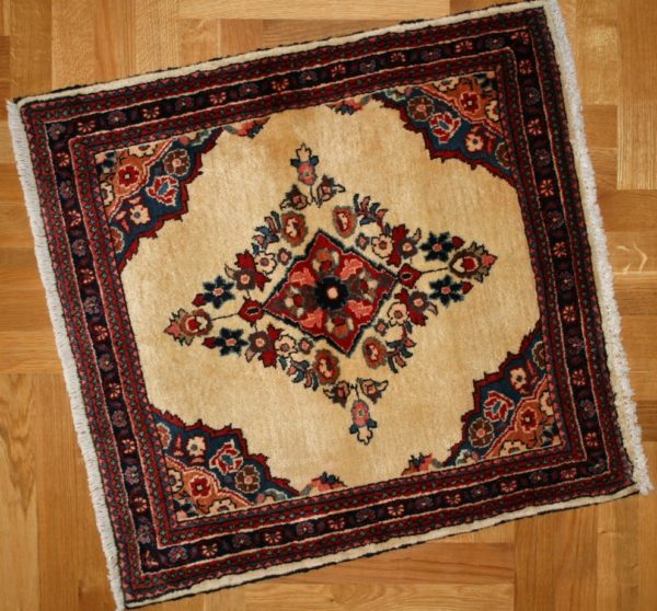 PERSIAN CARPET SARUGH HIGH QUALITY NATURAL COLOR AND WOOL 87X85 CM