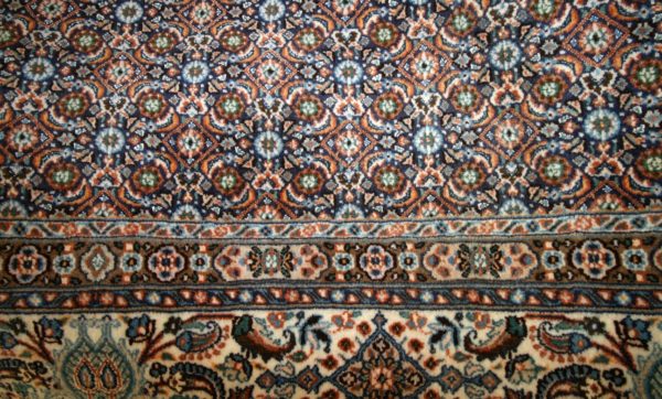 PERSIAN CARPET MOUD HIGH QUALITY MADE WOOL AND SILK 303X198 CM