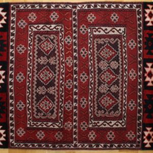 PERSIAN KILIM, EMBROIDERED, WOOLEN, 235X105 CM