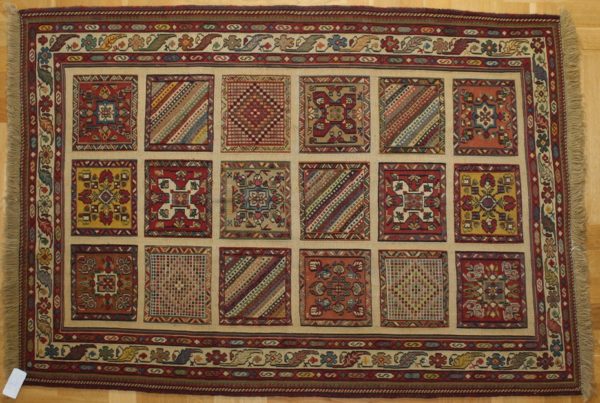 PERSIAN KILIM, EMBROIDERED, WOOLEN, 148X103 CM