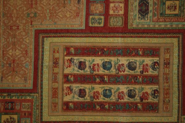 PERSIAN KILIM, EMBROIDERED, WOOLEN, 155X102 CM